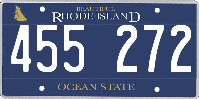 RI license plate 455272
