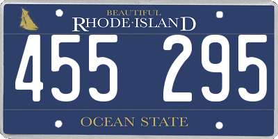 RI license plate 455295