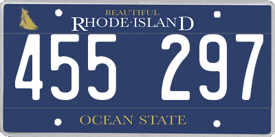 RI license plate 455297