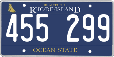 RI license plate 455299