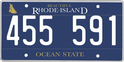 RI license plate 455591