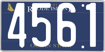 RI license plate 4561
