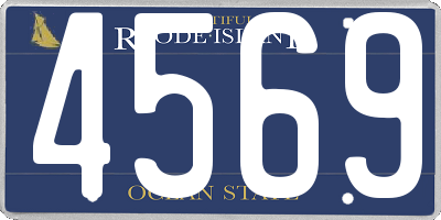 RI license plate 4569