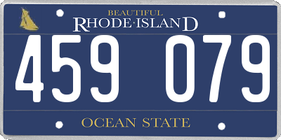 RI license plate 459079