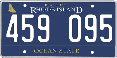 RI license plate 459095
