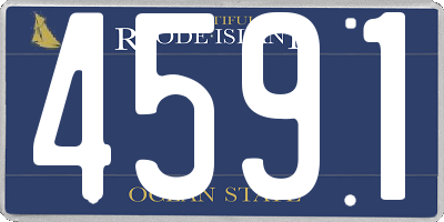RI license plate 4591