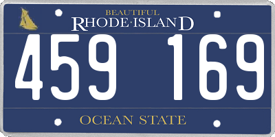 RI license plate 459169