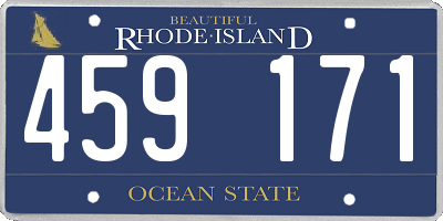 RI license plate 459171