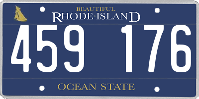 RI license plate 459176