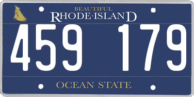 RI license plate 459179