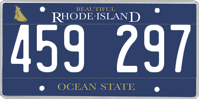 RI license plate 459297