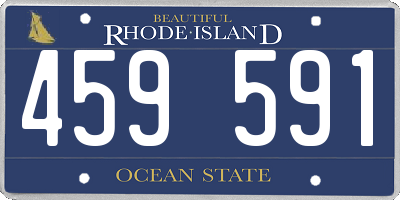 RI license plate 459591