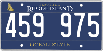RI license plate 459975