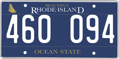 RI license plate 460094