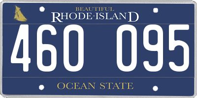 RI license plate 460095
