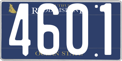 RI license plate 4601