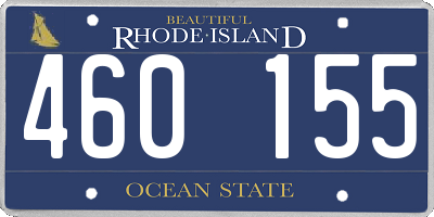 RI license plate 460155