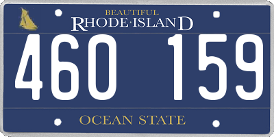 RI license plate 460159