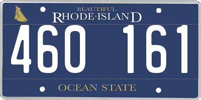 RI license plate 460161