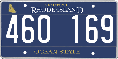 RI license plate 460169