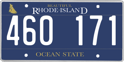 RI license plate 460171