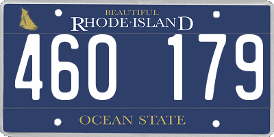 RI license plate 460179