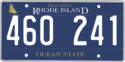 RI license plate 460241