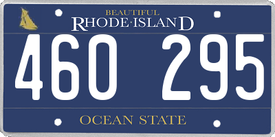 RI license plate 460295