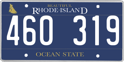 RI license plate 460319