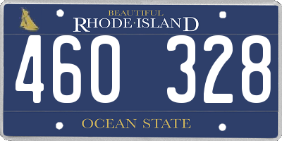 RI license plate 460328