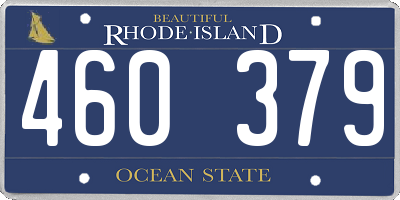 RI license plate 460379