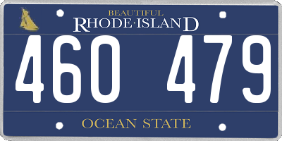 RI license plate 460479