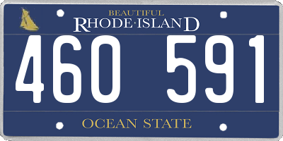 RI license plate 460591