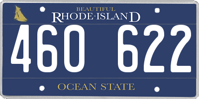 RI license plate 460622