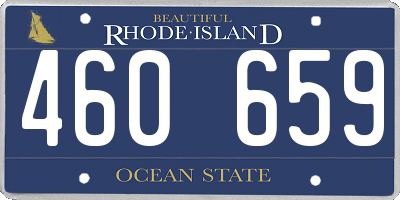RI license plate 460659