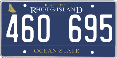 RI license plate 460695