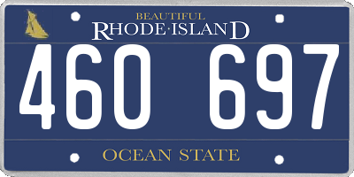 RI license plate 460697