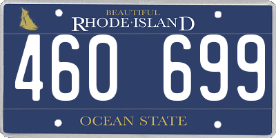 RI license plate 460699
