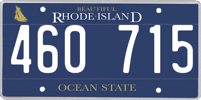 RI license plate 460715