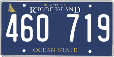 RI license plate 460719