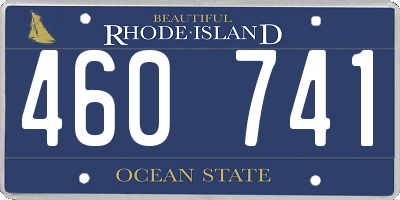 RI license plate 460741