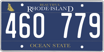 RI license plate 460779