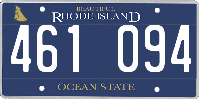 RI license plate 461094