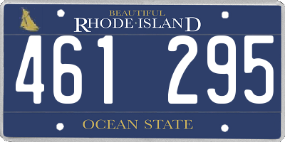 RI license plate 461295