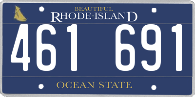 RI license plate 461691