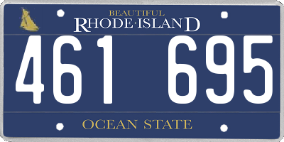 RI license plate 461695