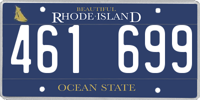 RI license plate 461699