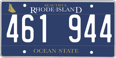 RI license plate 461944