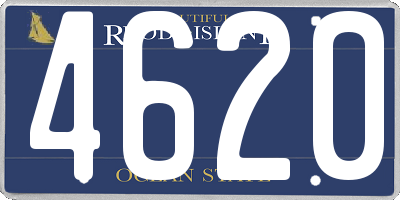 RI license plate 4620