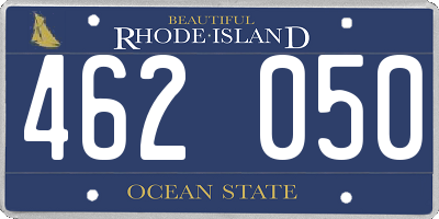 RI license plate 462050
